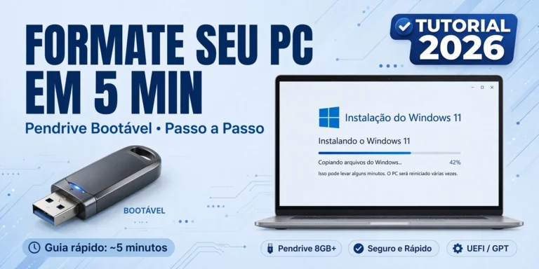 Como Formatar PC com Windows 11 em 5 Minutos