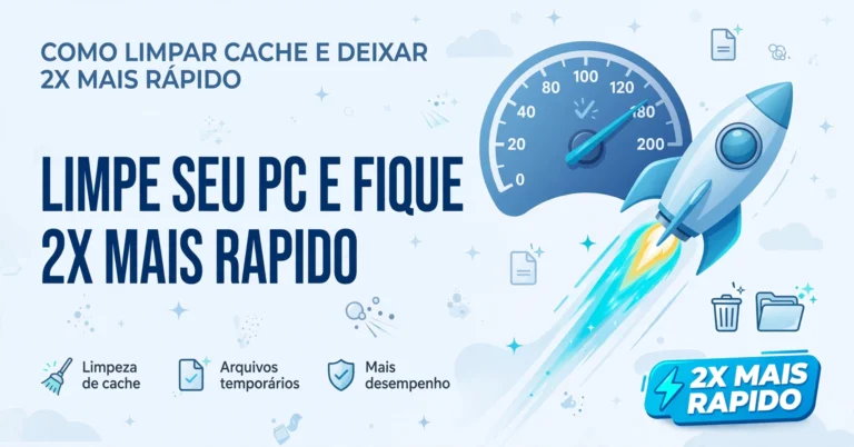 Como Limpar Cache e Deixar o PC 2x Mais Rápido em 2026 [7 Métodos]