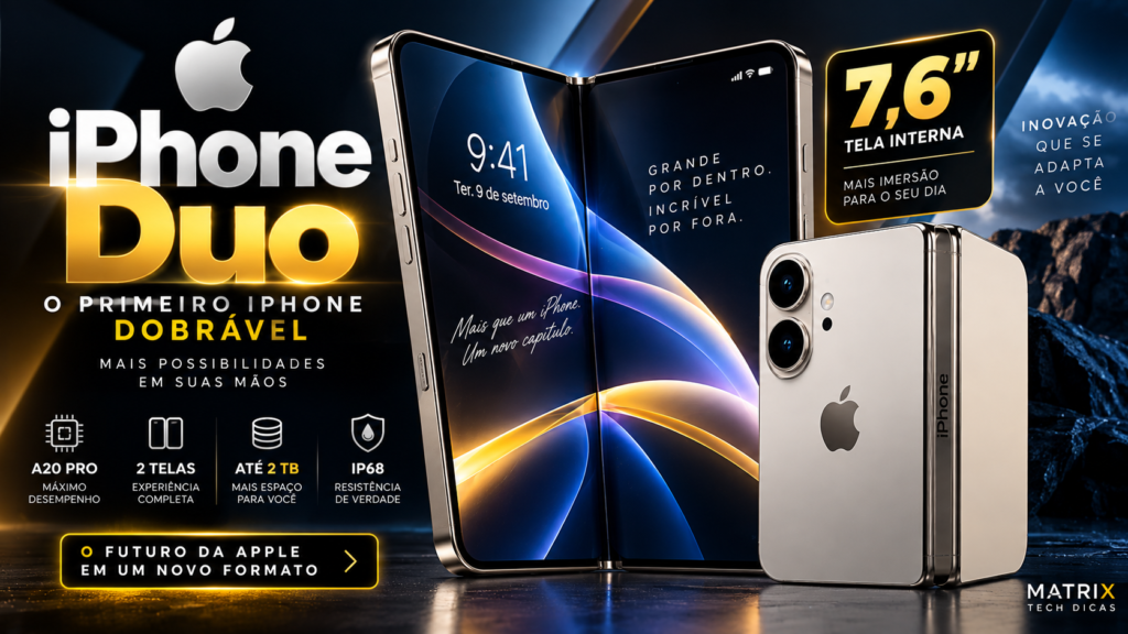 iPhone Duo: 15 novidades do primeiro dobrável da Apple